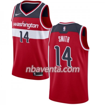 Camiseta Hombre Washington Wizards Jason Smith 14 Nike 2017-18 Rojo Swingman Camiseta Hombre Washington Wizards Jason Smith 14 Nike 2017-18 Rojo Swingman